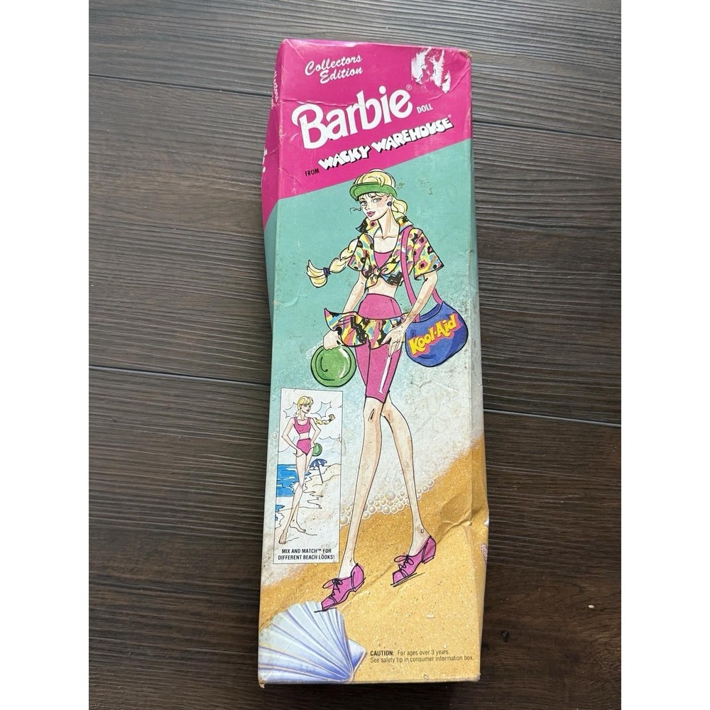 Barbie Doll Collectors Edition From Wacky Warehouse Mattel 1992 Kool-aid. NRFB.